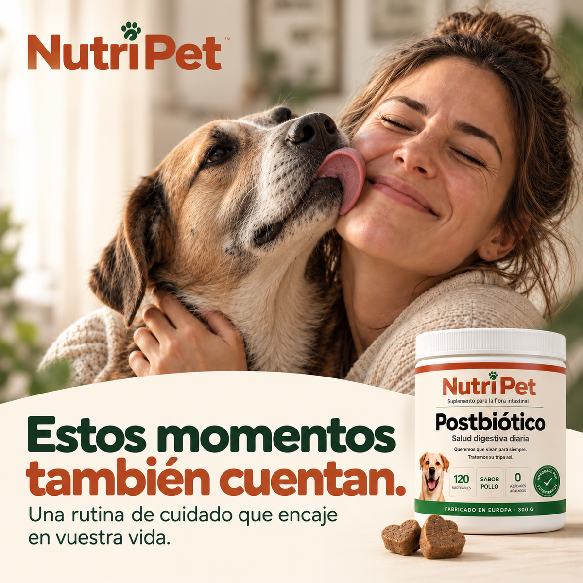 Se rasca, le huele el aliento y unos días come y otros no. No son tres problemas.
